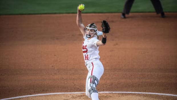 Montana Fouts in Super Regionals